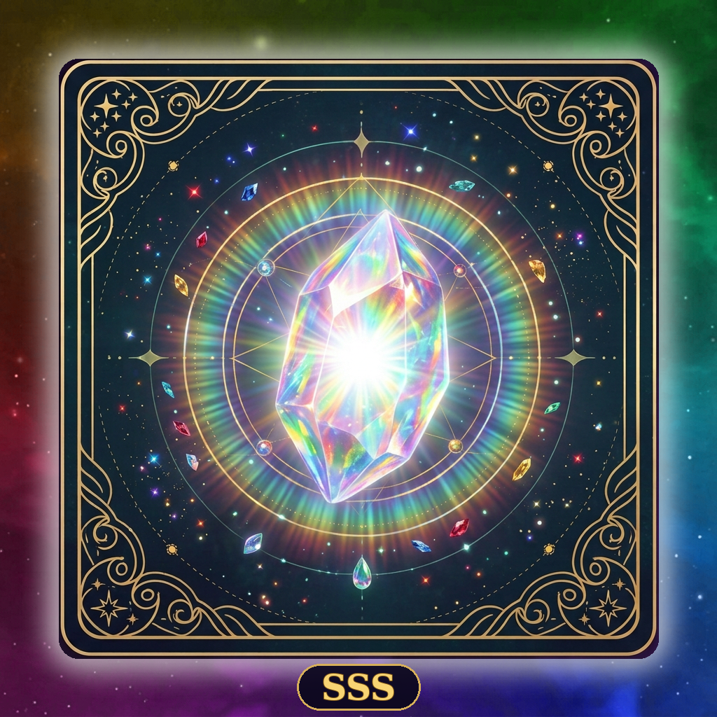 SSS Spirit Transformation realm card, Prismatic Divine Crystal